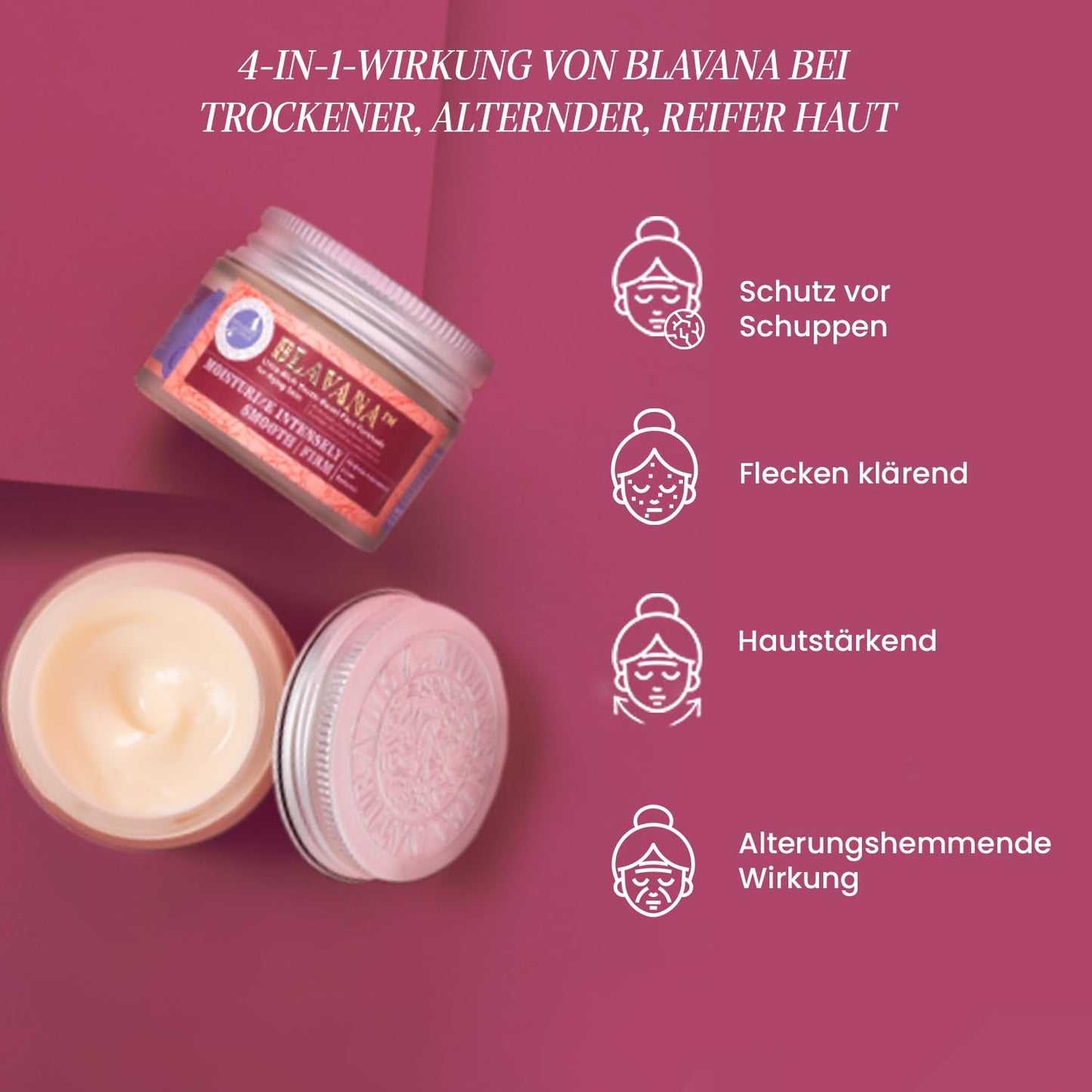 Blavana Ultra-Rich Youth-Boost Face Pommade für alternde Haut