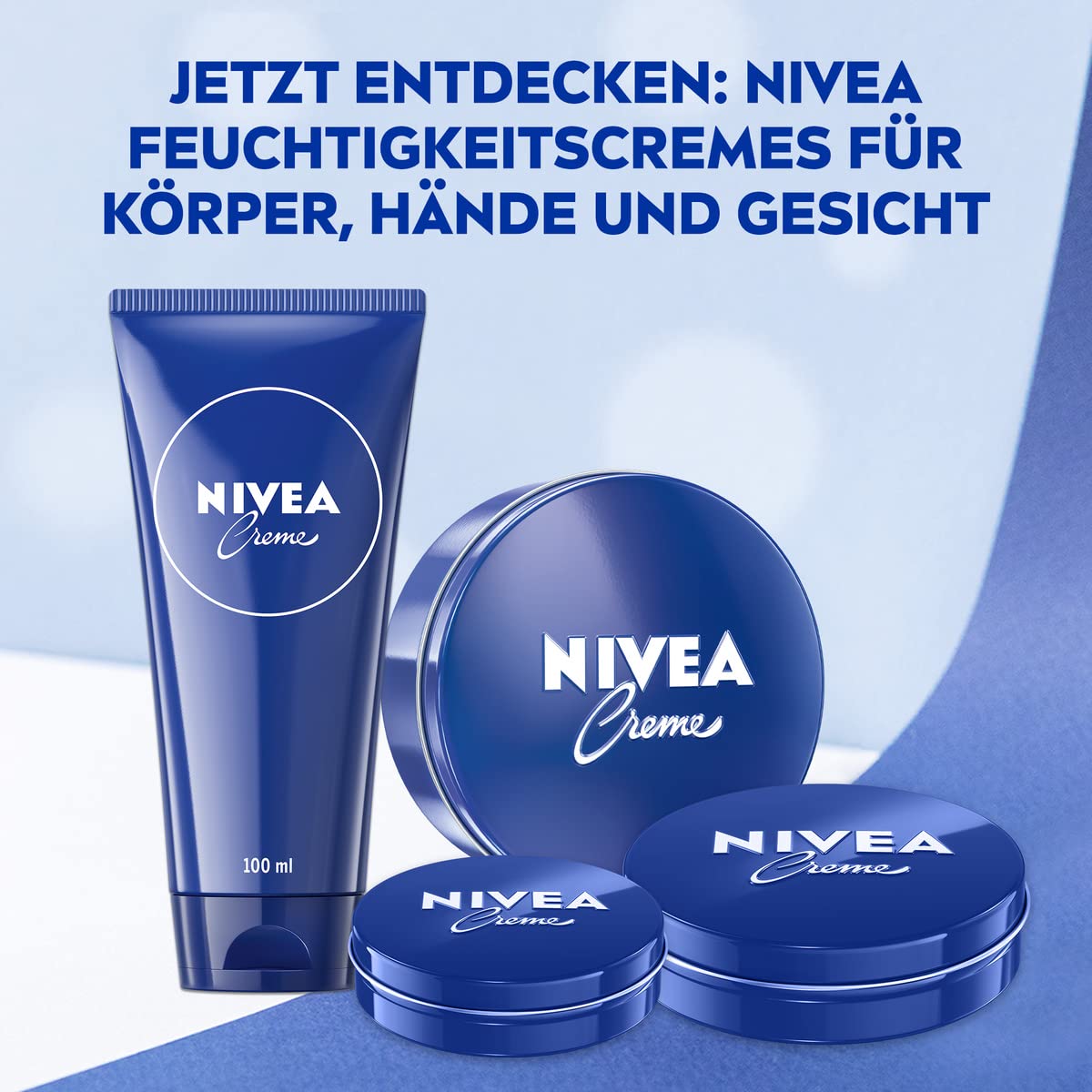 NIVEA Creme Dose Universalpflege (30 ml), klassische Feuchtigkeitscreme für alle Hauttypen, reichhaltige Hautcreme mit pflegendem Eucerit