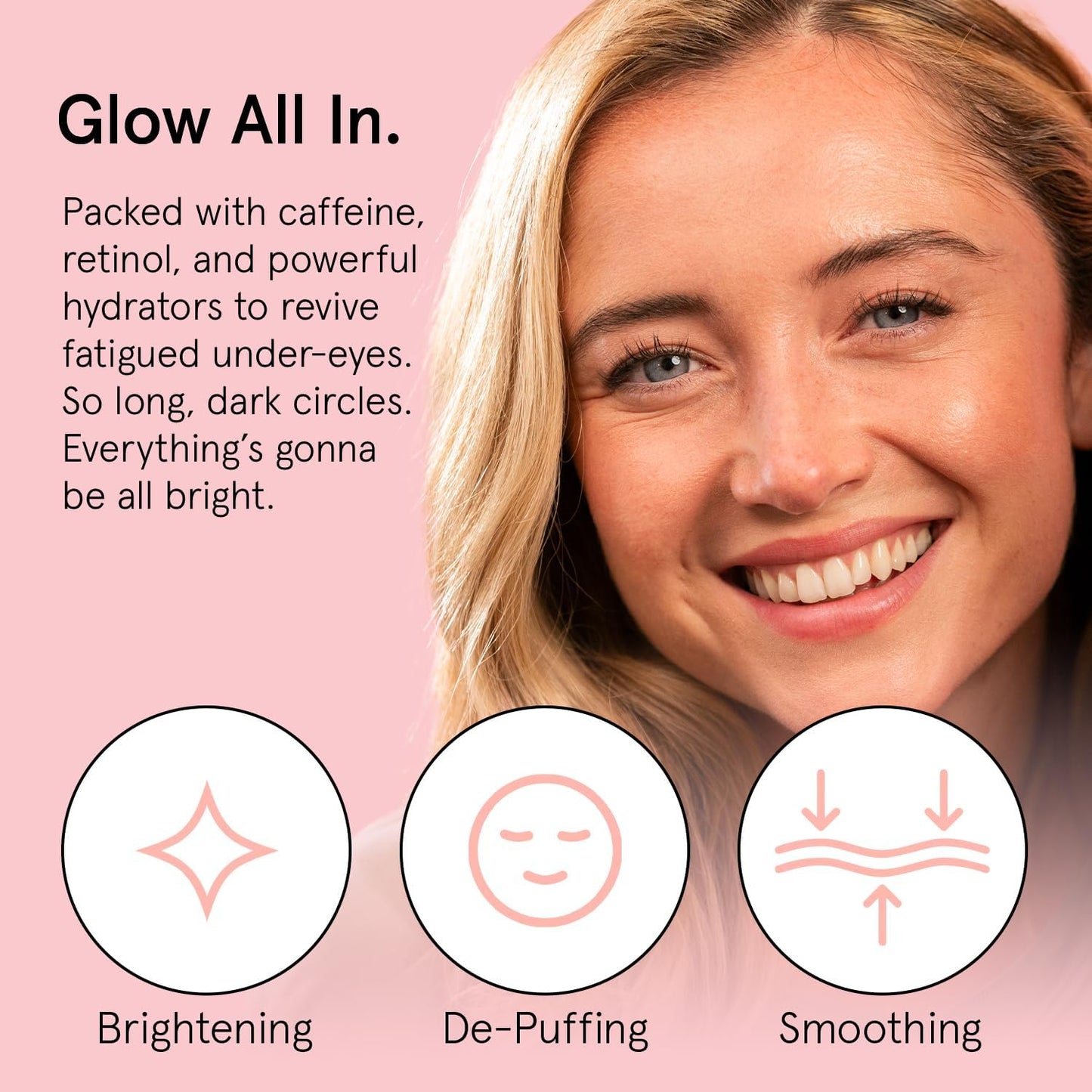 grace & stella - Leuchtet wie 8 Stunden geschlafen - wecken Sie müde Augen mit unserer koffeinhaltigen Augencreme gegen Augenringe - Diese leistungsstarke Formel bekämpft Augenringe und Tränensäcke
