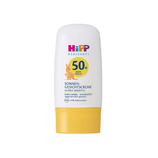 HiPP Babysanft Sonne Sonnen Gesichtscreme LSF50+