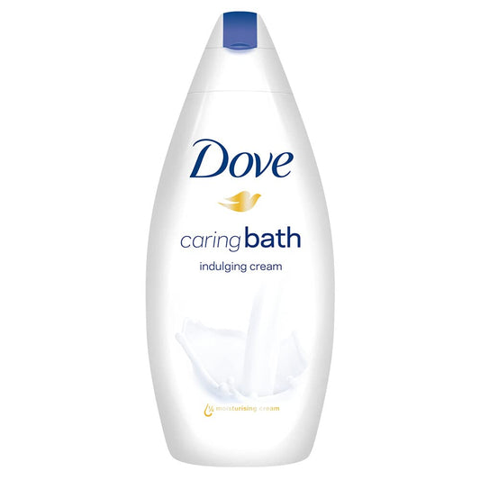 Dove Badezusatz Cremebad Reichhaltige Pflege für trockene Haut mit ¼ Feuchtigkeitscreme und verwöhnendem Badeschaum 750 ml 1 Stück