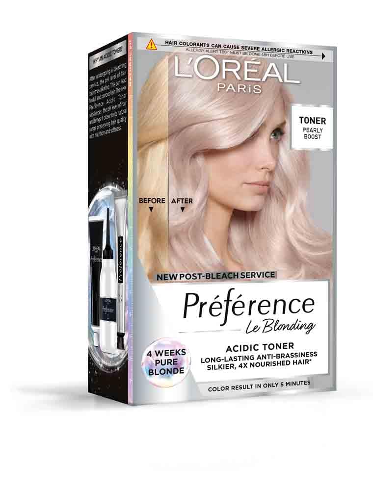L'Oréal Paris Permanente Haarfarbe mit kühlem Farbergebnis, Haarfärbeset mit Coloration und Anti Gelbstich Pflegebalsam, Préférence Cool Blondes