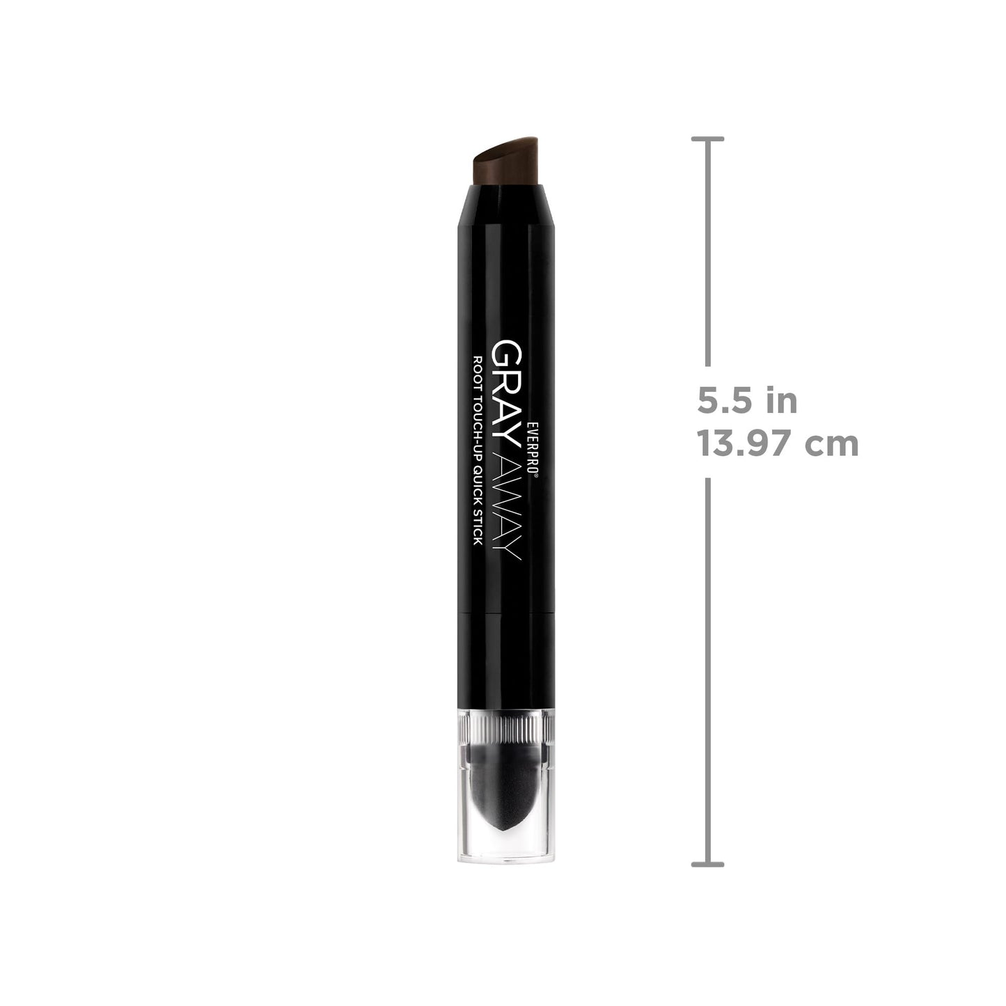 EVERPRO Gray Away Root Touchup Quick Stick, Black/Dark Brown, 0,3 Unzen