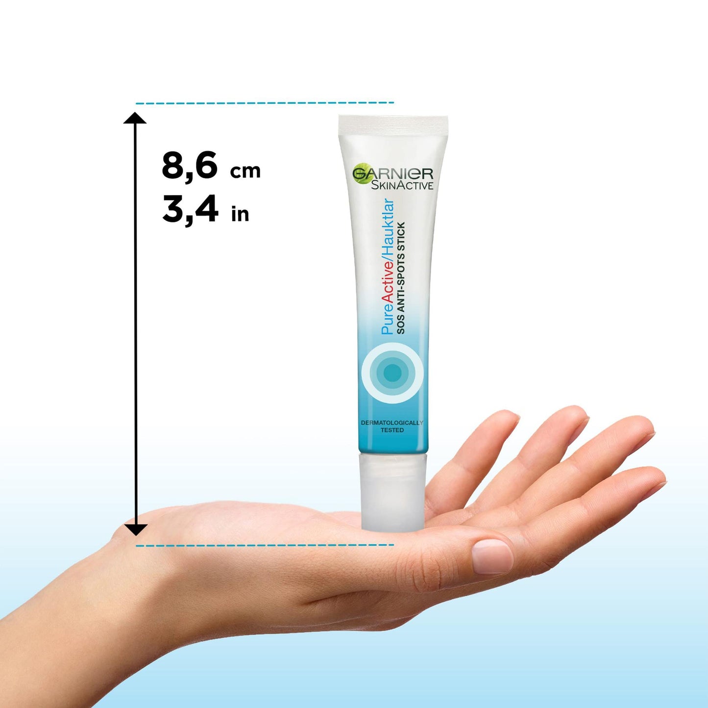 Garnier Hautklar S.O.S Anti-Pickel-Stift für unreine Haut, Extra-Stark, Mit Vitamin B3, Zink, Salizylsäure und Eukalyptus, Skin Active, 10 ml