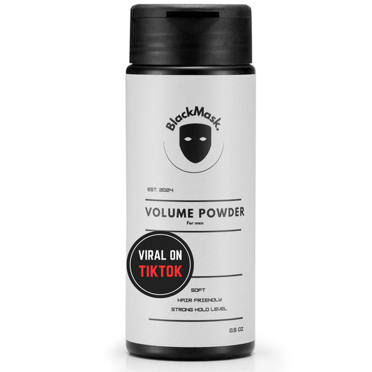 BlackMask Texture Powder for Men, Easy to Apply - Instantly Adds Texture & Volumen, All-Natural Ingredients, Strong Hold, Hair Powder for Men