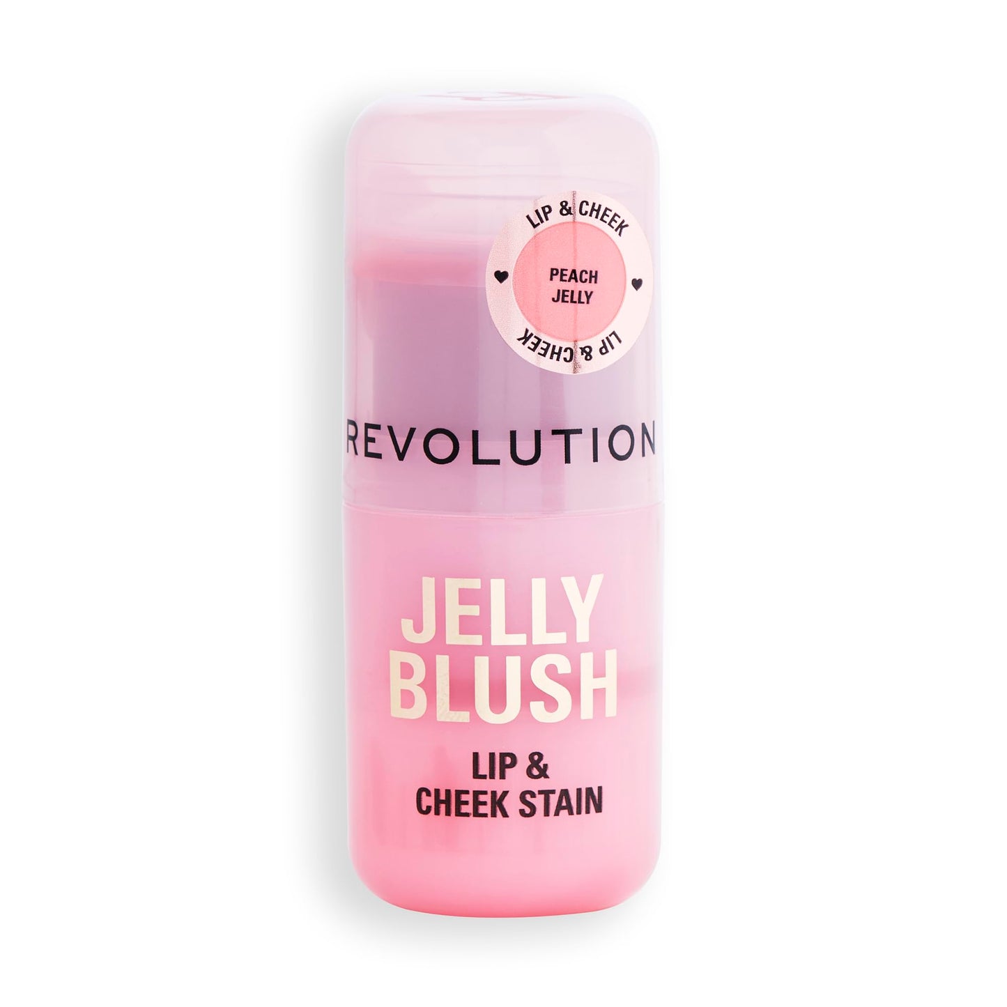 Revolution Beauty, Jelly Blush Stick für Lippen & Wangen, Langanhaltend & Aufbaubar mit Hyaluronsäure & Aloe, Vegan & Ohne Tierversuche, Pfirsich Orange