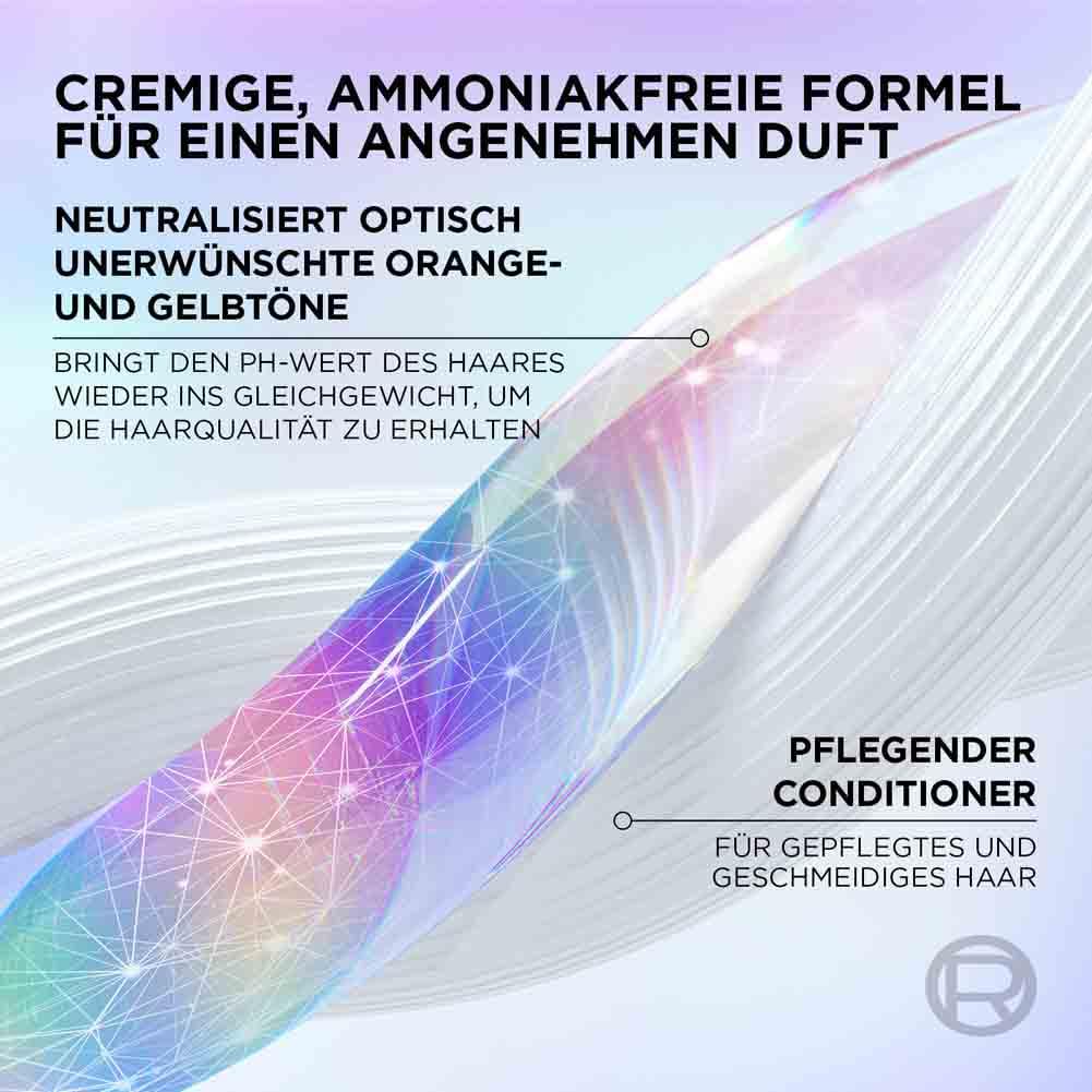 L'Oréal Paris Permanente Haarfarbe mit kühlem Farbergebnis, Haarfärbeset mit Coloration und Anti Gelbstich Pflegebalsam, Préférence Cool Blondes