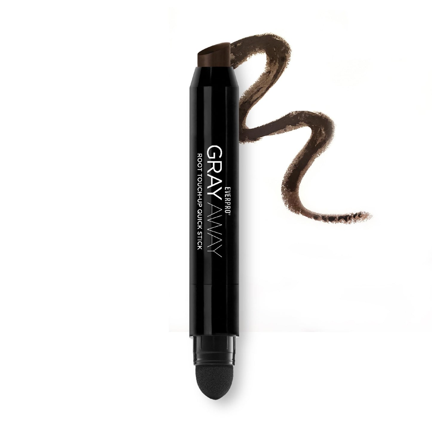 EVERPRO Gray Away Root Touchup Quick Stick, Black/Dark Brown, 0,3 Unzen