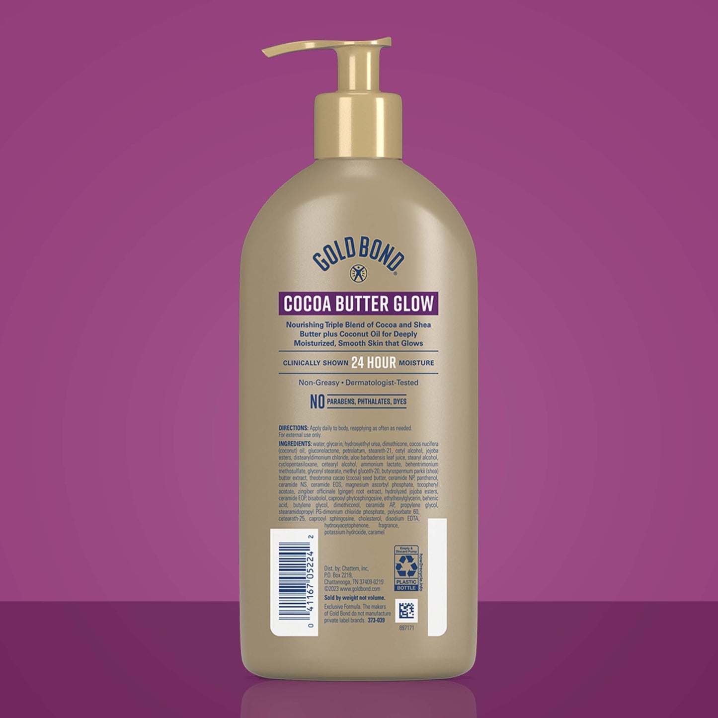 Gold Bond Ultimate Radiance Renewal, 400 ml Lotion mit Kokosöl, Sheabutter, Kakaobutter