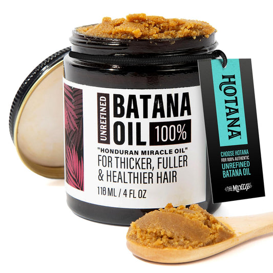 Organisches Batanaöl für Haarwachstum, Dr. Sebi Organic – 100 % unraffiniertes Batanaöl aus Honduras für volleres, dickeres und gesünderes Haar