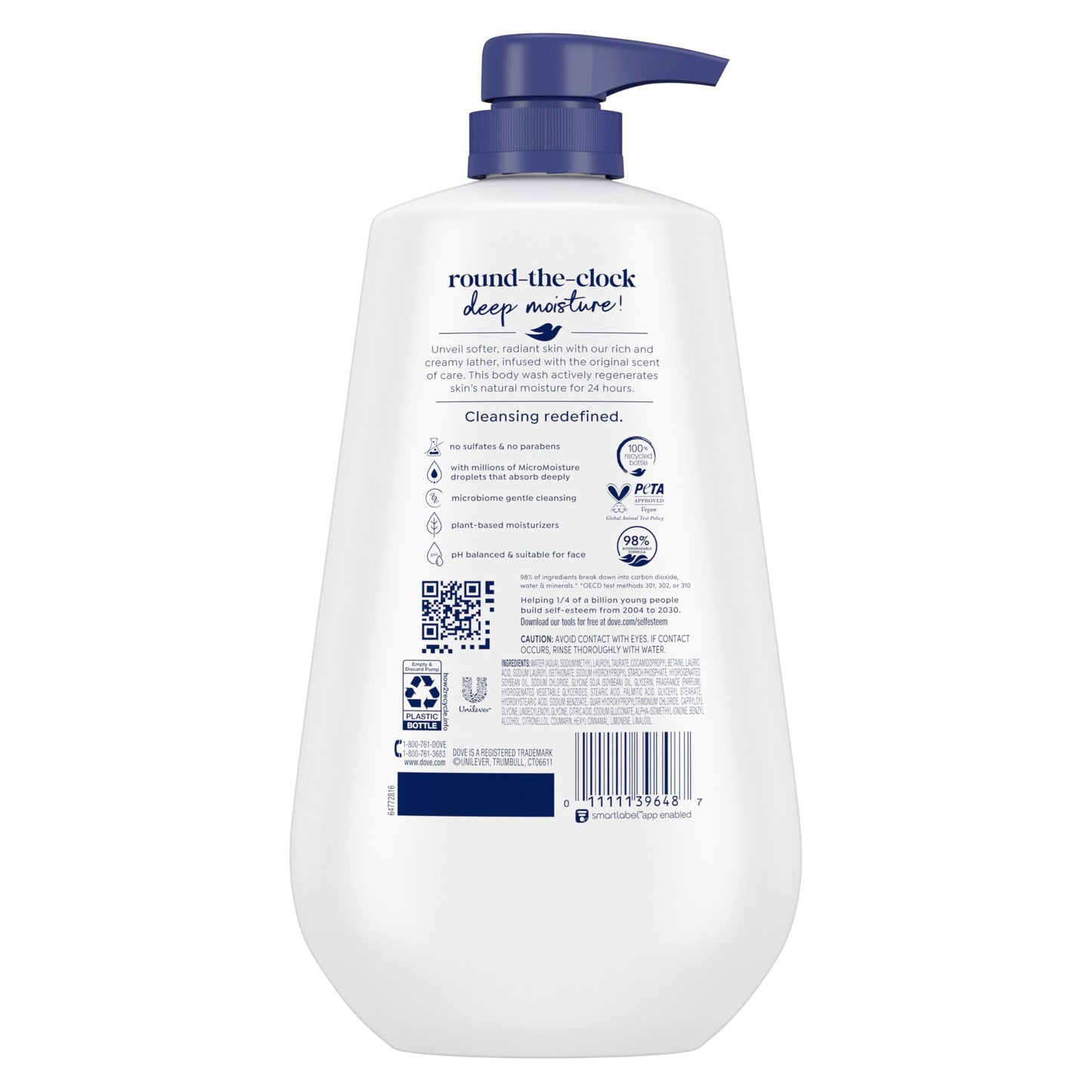 Dove Deep Moisture Body Wash Pump, 34 Ounce by Dove