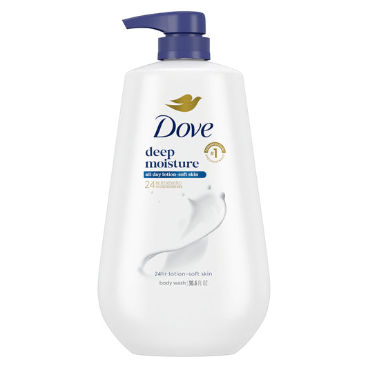 Dove Deep Moisture Body Wash Pump, 34 Ounce by Dove