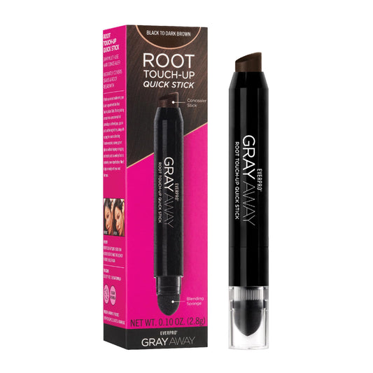 EVERPRO Gray Away Root Touchup Quick Stick, Black/Dark Brown, 0,3 Unzen