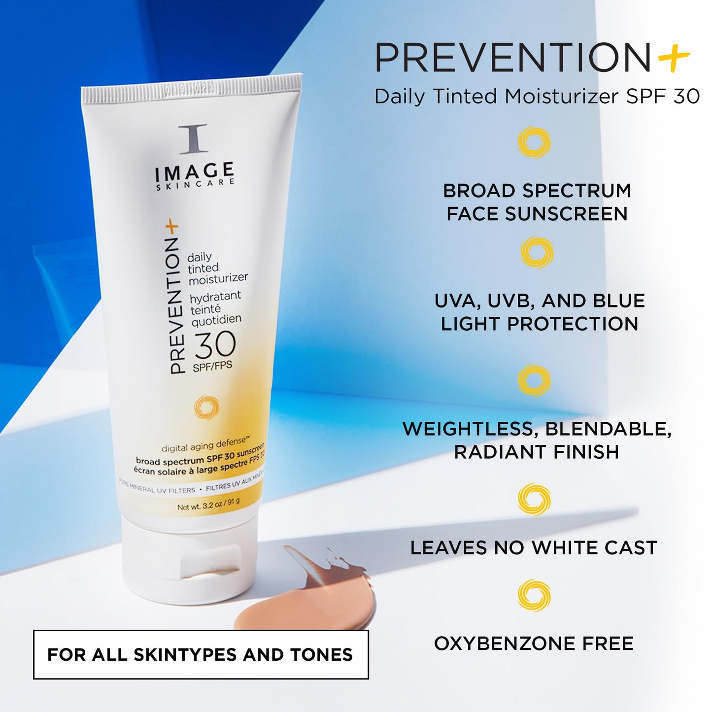 Prevention Plus Daily Tinted Moisturizer LSF 30 – Ölfrei von Image for Uni – 3,2 oz Moisturizer