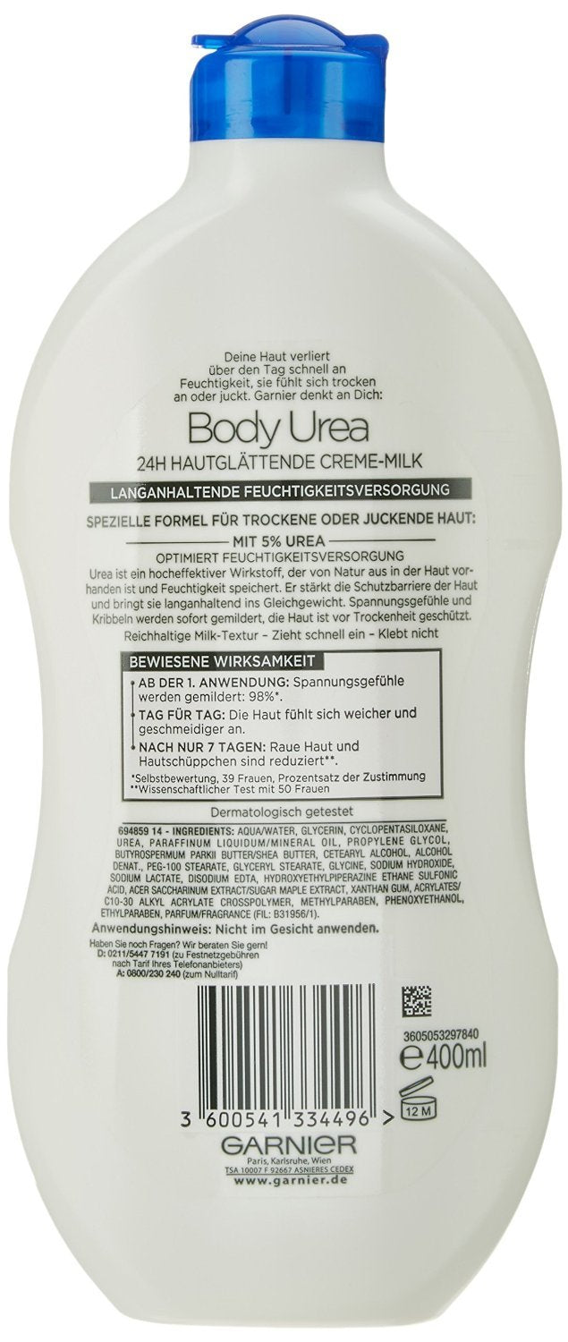 Garnier Feuchtigkeitscreme Body Urea, 0,4 l