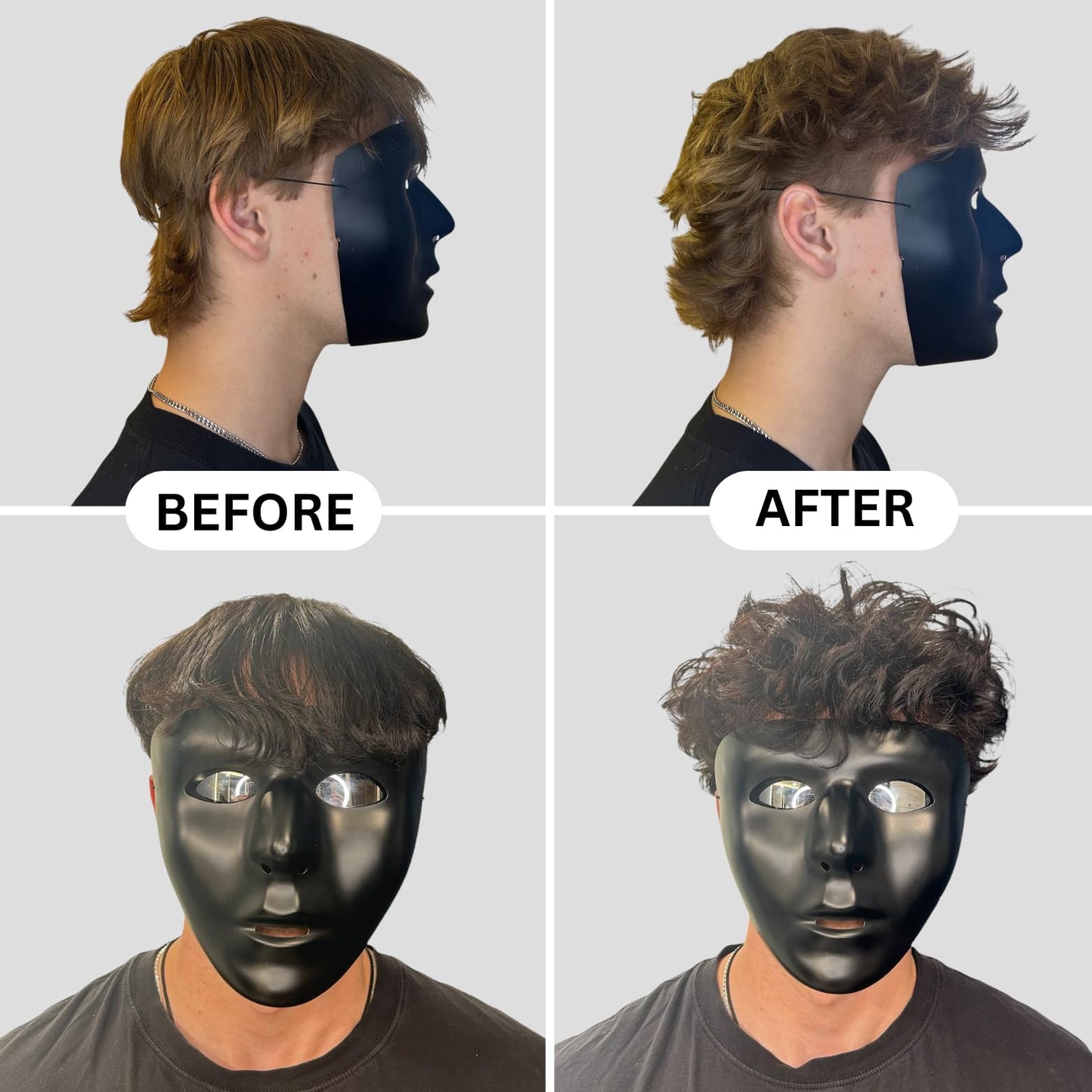 BlackMask Texture Powder for Men, Easy to Apply - Instantly Adds Texture & Volumen, All-Natural Ingredients, Strong Hold, Hair Powder for Men