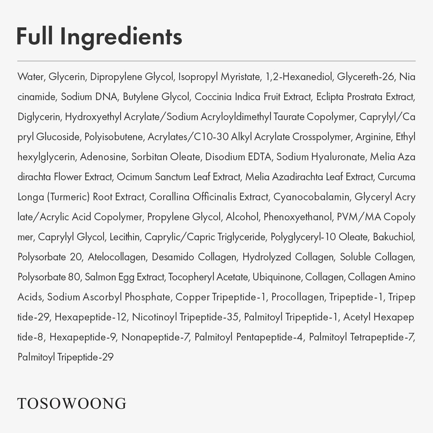 TOSOWOONG Pink Peptide 12 PDRN Serum – mit Lachs-DNA (PDRN 10.320 ppm), 12 Peptiden & Niacinamid, unterstützt ein gepflegtes, ebenmäßiges Hautbild, spendet Feuchtigkeit, Koreanische Kosmetik, 33ml