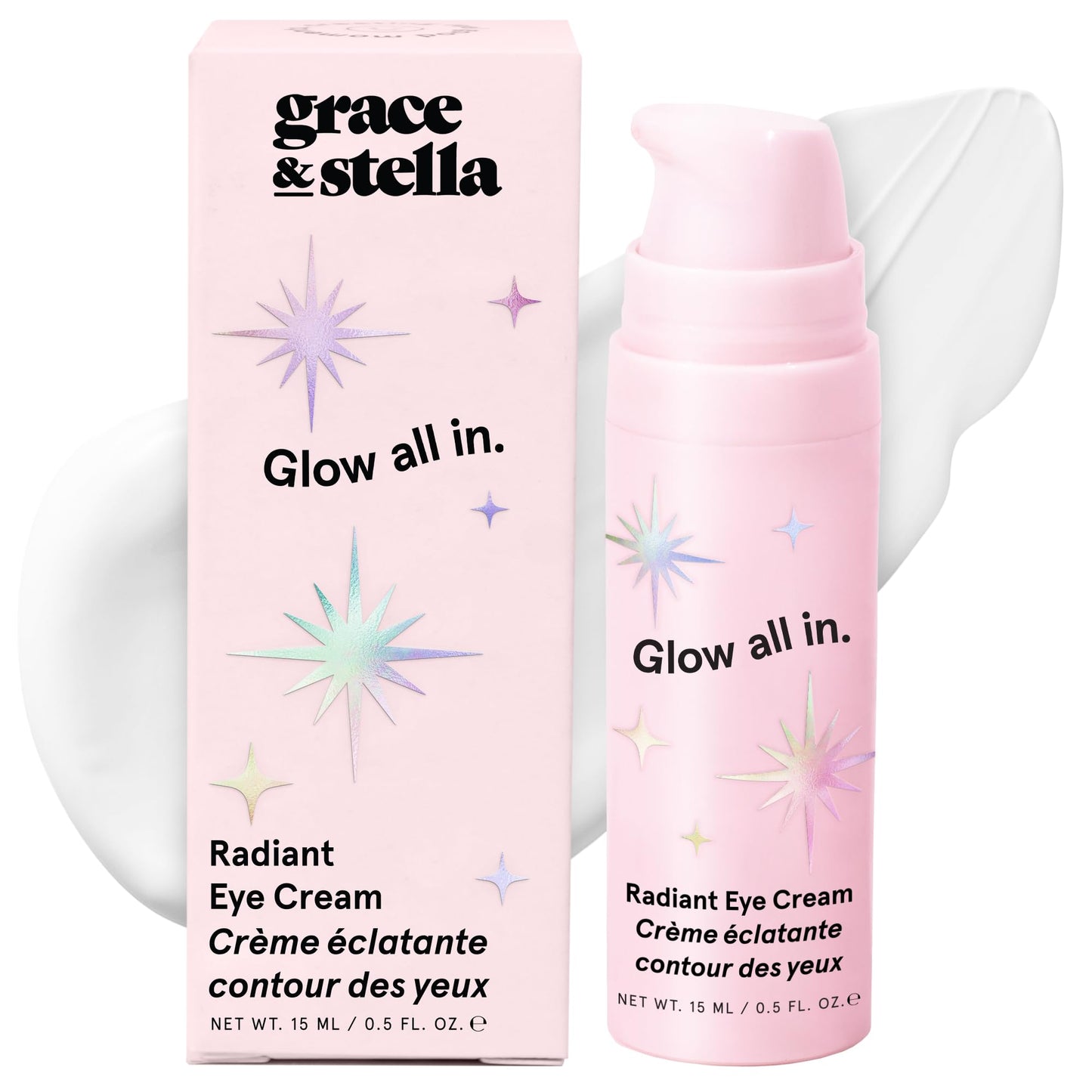 grace & stella - Leuchtet wie 8 Stunden geschlafen - wecken Sie müde Augen mit unserer koffeinhaltigen Augencreme gegen Augenringe - Diese leistungsstarke Formel bekämpft Augenringe und Tränensäcke