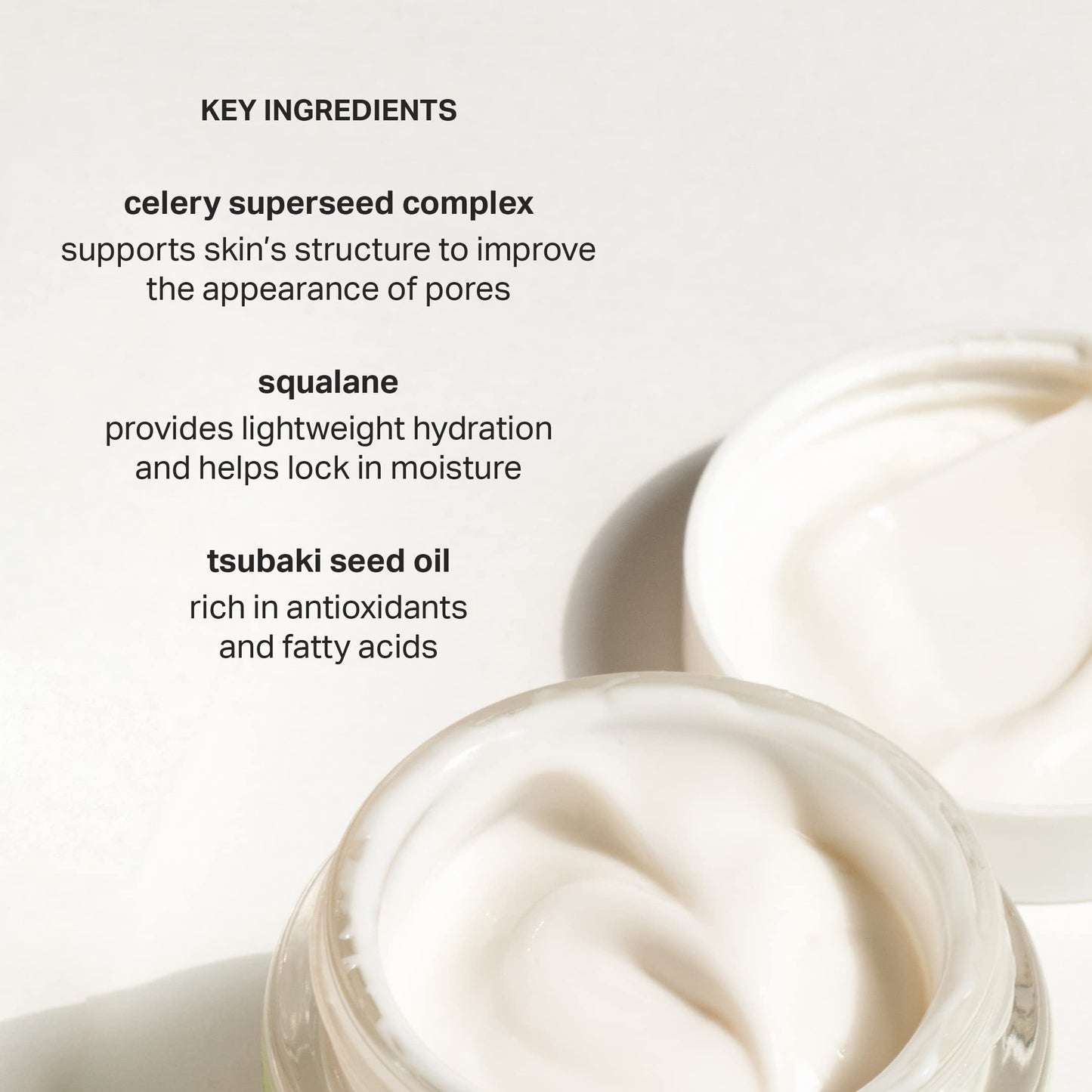 Cocokind Texture Smoothing Cream, Face Moisturizer with Squalan, Cellery Seed and Cucumber, Face Lotion Moisturizer Face, Hydrating Face Cream