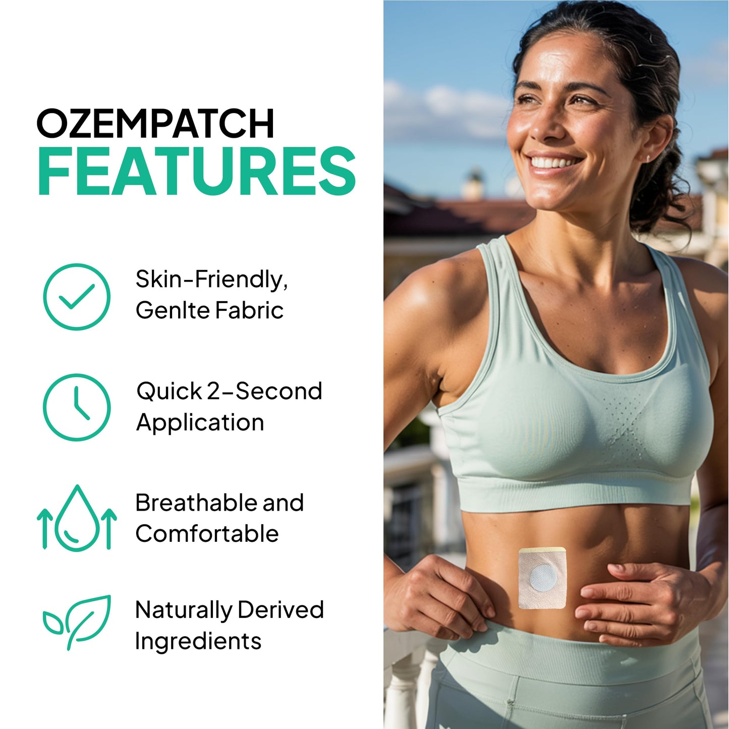 Rejuvacare Ozempatch Natürliche Inhaltsstoffe