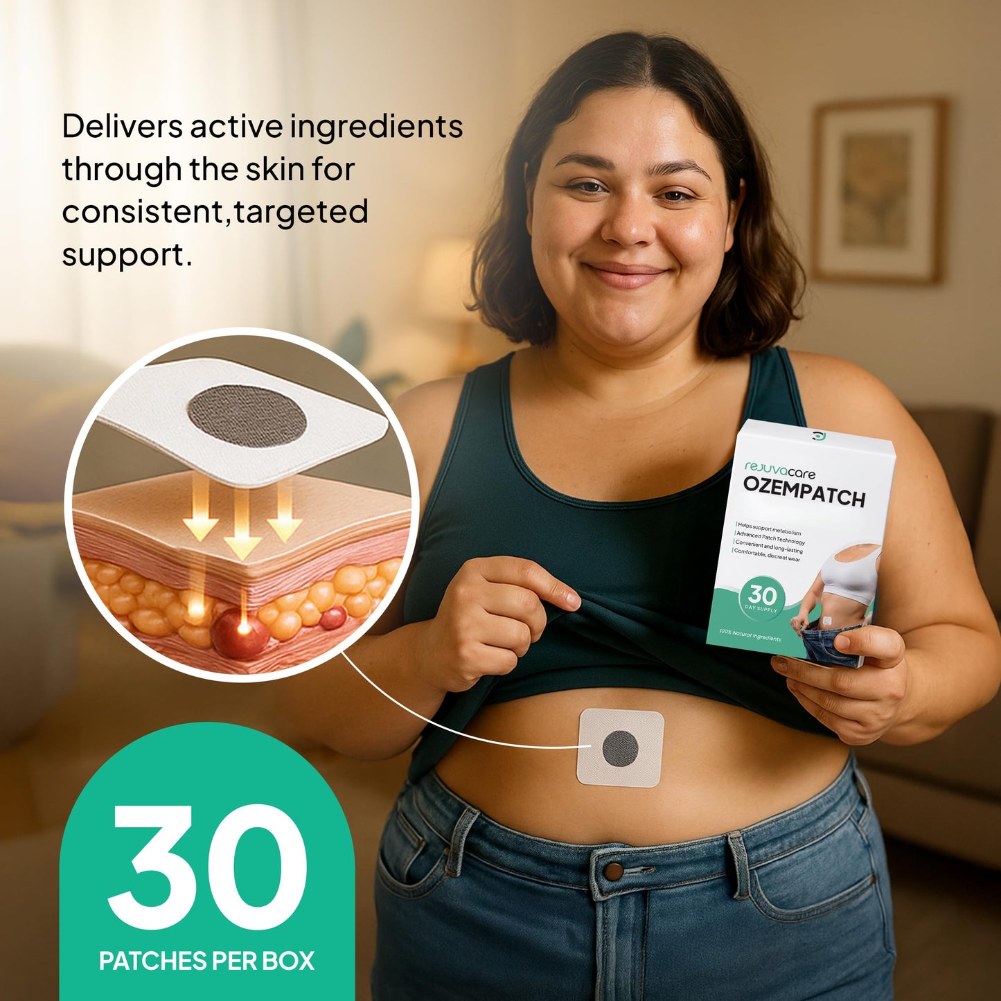 Rejuvacare Ozempatch Natürliche Inhaltsstoffe