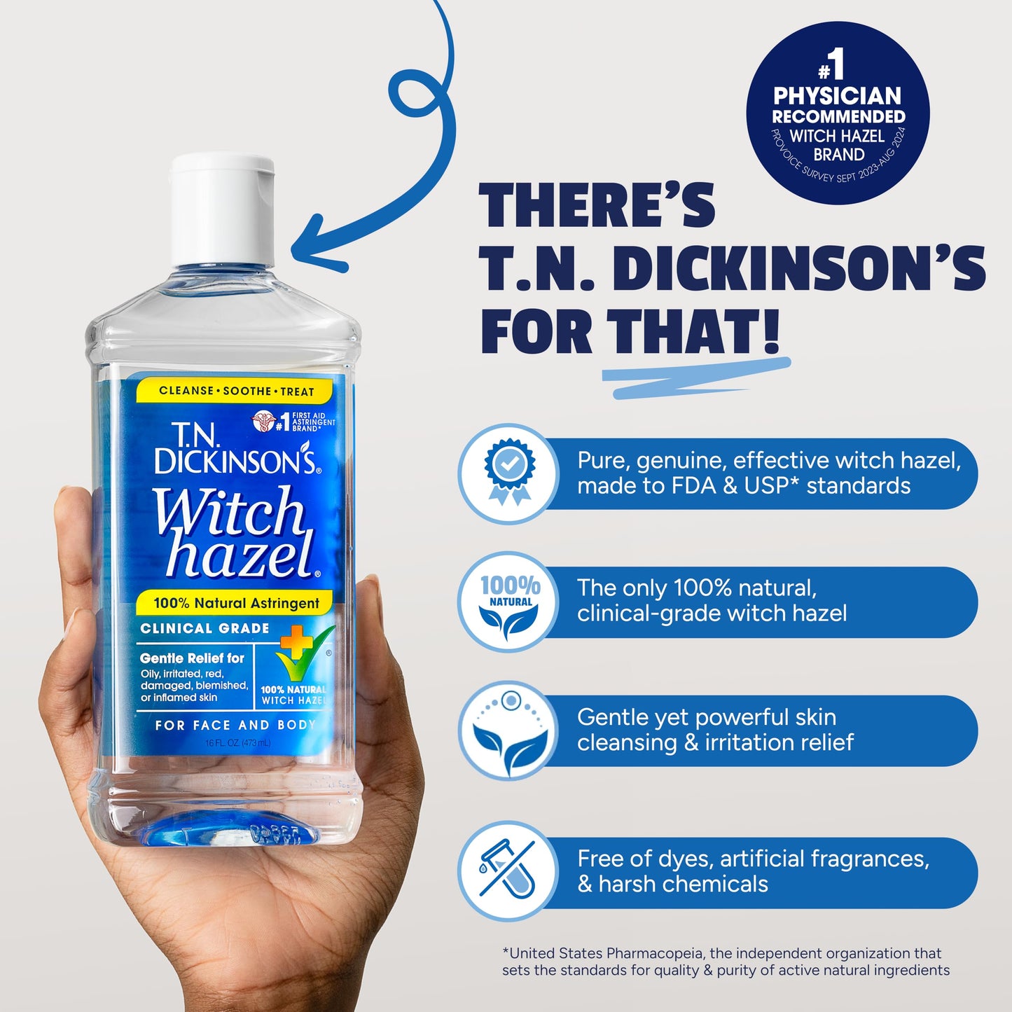 Dickinson's Witch Hazel Astringent, 8 Ounce by Dickinson's