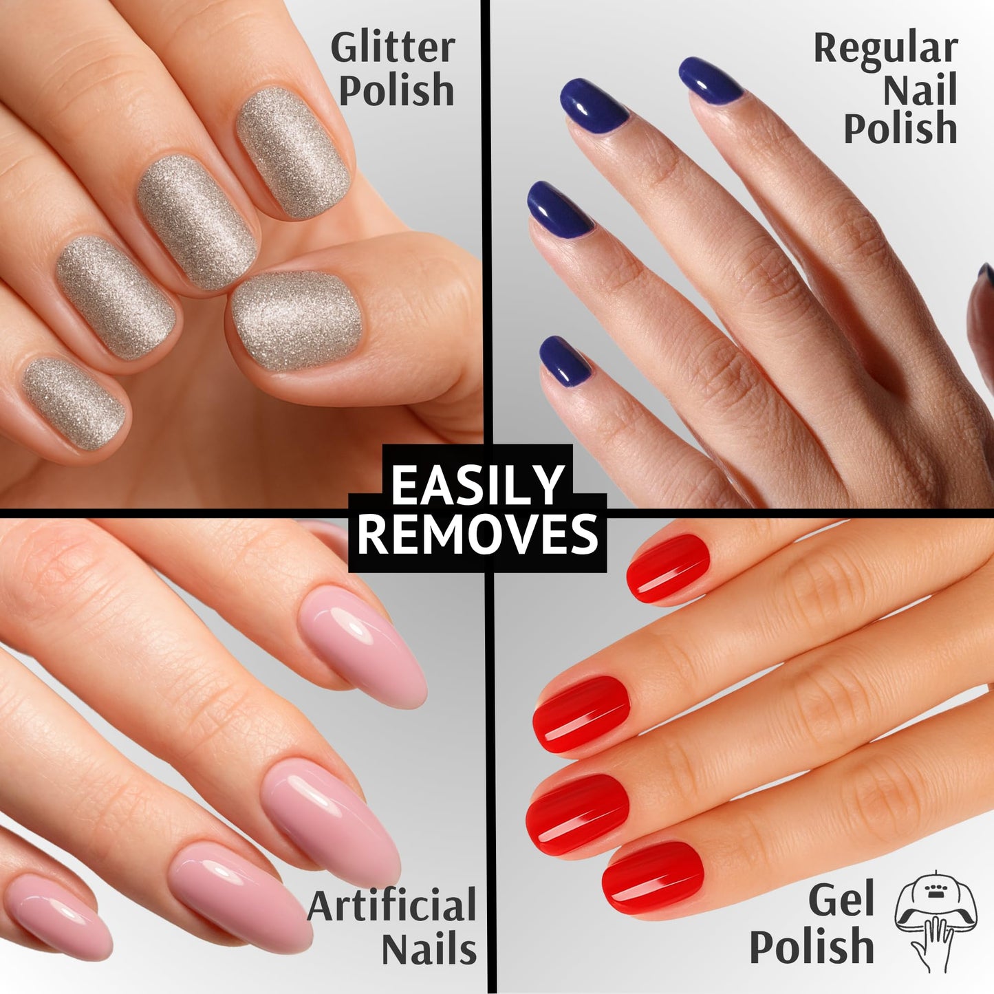 Pronto 100% Pure Aceton – schneller, professioneller Nagellackentferner – für natürliche, Gel-, Acryl- und modellierte Nägel