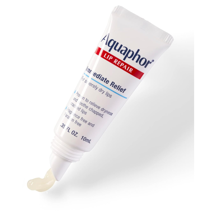 Aquaphor Lip Repair - Soothe Dry, Chapped Lips - Two .35 oz. Tubes